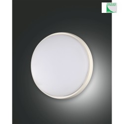 Fabas Luce OLLY LED Deckenleuchte, IP54, Aluminium, wei,  24cm