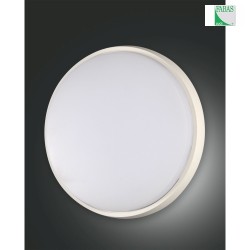 Fabas Luce OLLY LED Deckenleuchte, IP54, Aluminium, wei,  30cm