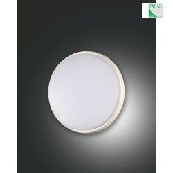 Fabas Luce OLLY LED Deckenleuchte, IP54, Aluminium, wei,  18cm