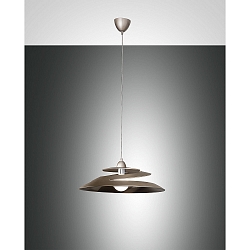 Pendant luminaire ARAGON, incl. Smartluce, E27, 1x 60W, IP20, bronze