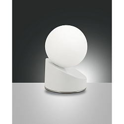 LED Tischleuchte GRAVITY, 5W 3000K 470lm, mit Touch-Dimmer, Glas wei�