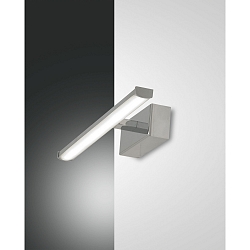 LED Bad-Wandleuchte / Spiegelleuchte NALA, IP44, 30cm, 6W 3000K 700lm, Chrom