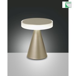 Fabas Luce NEUTRA LED Table lamp height 20cm, gold matt