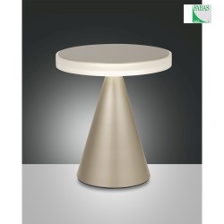 Fabas Luce NEUTRA LED Table lamp height 27cm, gold matt