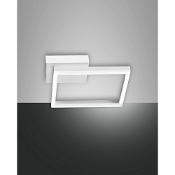 LED Wall luminaire BARD, incl. Smartluce, 1x 22W, 3000K, 1980lm, IP20, white