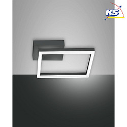 LED Deckenleuchte BARD inkl. SMART LUCE, 1-fach, 15x15cm, dimmbar, 22W 3000K 2160lm, anthrazit
