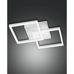 LED Deckenleuchte BARD, 2-fach, 45x45cm, dimmbar, 39W 3000K 3880lm, wei�