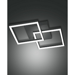 LED Wall luminaire BARD, incl. Smartluce, 1x 39W, 3000K, 3510lm, IP20, anthracite