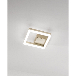 wall and ceiling luminaire BARD IP20, gold matt, satined dimmable