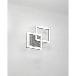 wall and ceiling luminaire BARD IP20, anthracite, satined dimmable