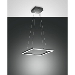 LED Pendant luminaire BARD, 1x 39W, 3000K, 3510lm, IP20, anthracite