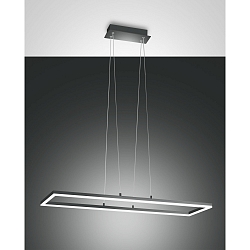 LED Pendelleuchte BARD, 92x32cm, dimmbar, 52W 3000K 5180lm, Anthrazit