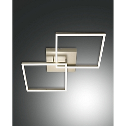 LED Ceiling luminaire BARD, 1x 52W, 3000K, 4680lm, IP20, gold matt