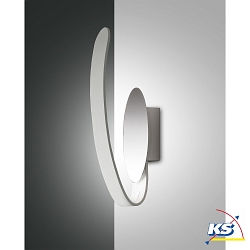 Fabas Luce LEVANTO Outdoor LED Wall luminaire, white / chrome