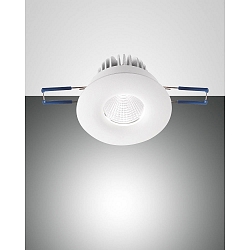Fabas Luce SIGMA LED Recessed luminaires set Spot round, fixed, white