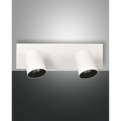Spotleuchte MODO, IP20, 2-flammig, 2x GU10 max. 35W, dreh- und schwenkbar, Wei�