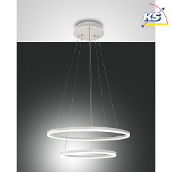 LED Pendelleuchte GIOTTO inkl. SMART LUCE, 2-fach, Ø 40/60cm, 52W 3000K 5320lm, dimmbar