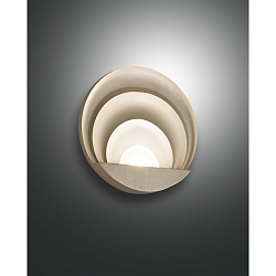 LED Wandleuchte SUNRISE, 29W 3000K 2900lm, dimmbar, Alu-Druckguss, Gold edelmatt