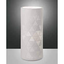 Table lamp MICOL, 28,5cm, E27, 1x 40W, IP20, white