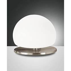 LED Table lamp MORGANA, G9 LED, 1x 3W, 3000K, 220lm, IP20, nickel satin