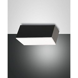 LED Deckenleuchte LUCAS, IP20, 12W 3000K 1040lm, dimmbar, Metall / Acryl, Anthrazit