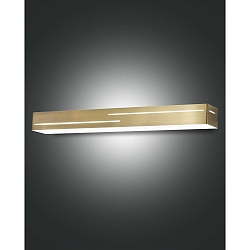 LED Wandleuchte BANNY, 1x24W, 3000K, IP20, Messing satiniert