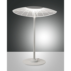 LED Table lamp VELA, 1x 12W, 3000K, 800lm, IP20, white