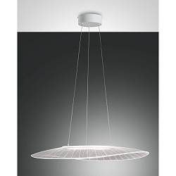 LED Pendelleuchte VELA, 78 x 55cm, 40W 3000K 5400lm, Metall / Acryl, dimmbar, wei�