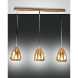 Pendelleuchte BRITTON, E27, IP20, Smartluce kompatibel, 3-flammig