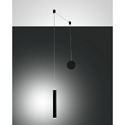 LED Pendelleuchte PRADO, 1x6,5W, 3000K, IP20, schwarz
