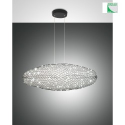LED Pendelleuchte SUMTER, IP20, Flach / Oval, 18W 3000K 1780lm, in Stufen dimmbar