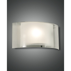 wall luminaire ALIDE E27 IP20, transparent, white 