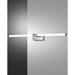 LED Spiegelleuchte AGO, IP44, eckig, 61.5cm, 14W 3000K 840lm, schaltbar, verchromt