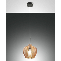 Pendelleuchte GALLURA, E27, IP20, Amber
