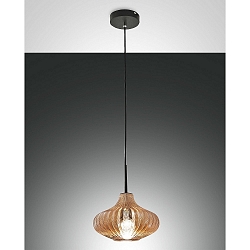 Pendelleuchte BUDELLI, E27, IP20, Amber