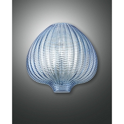 Wandleuchte OLBIA, E27, IP20, Azurblau