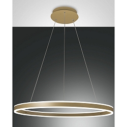 LED Pendelleuchte PALAU, 1x64W, 3000K, IP20, Gold edelmatt