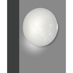 ceiling luminaire CHRISTINE �40cm E27 IP20, nickel satined, white