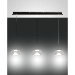 pendant luminaire BRENA 3 flames, long IP20