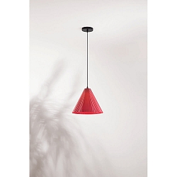 Pendelleuchte CONE, E27, IP20, bordeaux