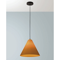Pendelleuchte CONE, E27, IP20, senffarben