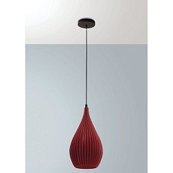 Pendelleuchte LISA, E27, IP20, bordeaux