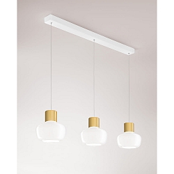pendant luminaire KINO 3 flames, long IP20