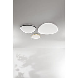 ceiling luminaire QUIRK IP20, satined, white dimmable