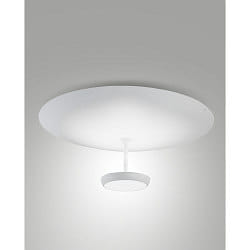 LED Design-Deckenleuchte YUKO, direkt / indirekt, �60cm, 40W 3000K, 3-stufig dimmbar, wei�