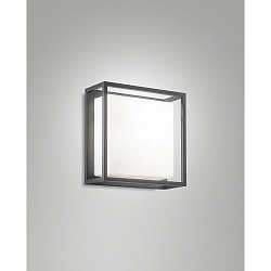 outdoor wall luminaire GLAMMY E27 IP54, dark grey