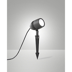 LED Erdspie�leuchte BORIS, 8W, 3000K, 700lm, IK08, IP65, dunkelgrau