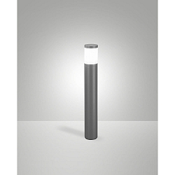 bollard lamp GORLA E27 IP54, dark grey