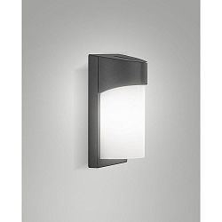 outdoor wall luminaire GLUCK E27 IP54, dark grey