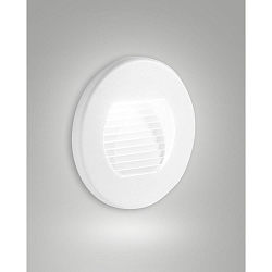 wall recessed luminaire WINK round, indirect, switchable IP65, white 